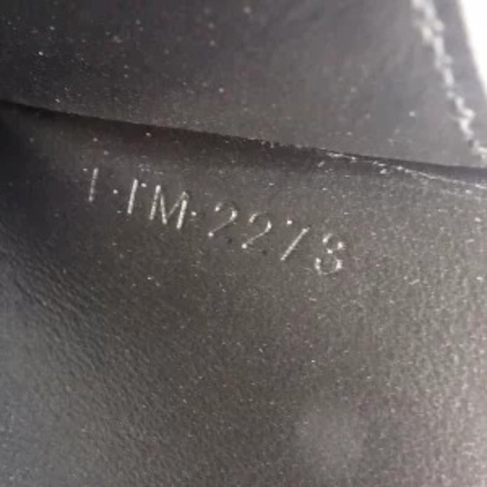 CELINE Wallet Tri fold Triomphe Leather Black - Picture 8 of 8